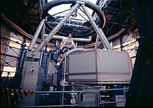 UVES is a high-resolution spectrograph on the Very Large Telescope. UVES on UT2-KUEYEN.jpg