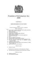 Vignette pour Freedom of Information Act 2000