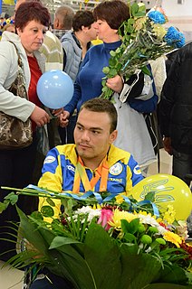 Anton Kol Ukrainian Paralympic swimmer