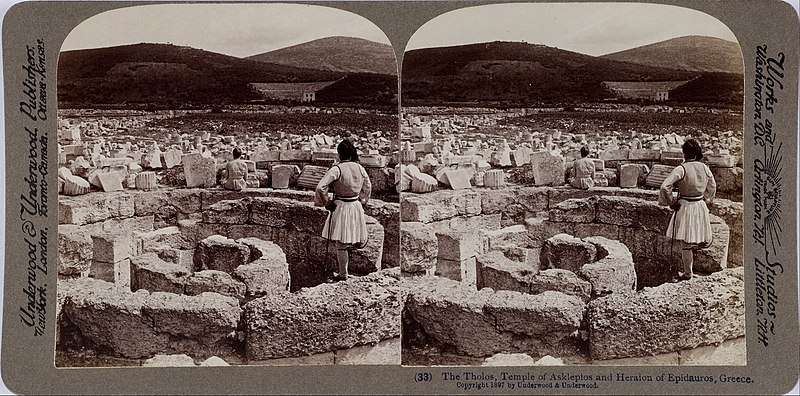 File:Underwood & Underwood - The archaeological site at Epidaurus - Google Art Project.jpg