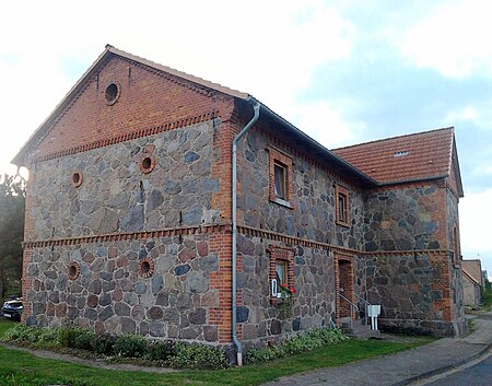 Unnode Feldsteinhaus Westgiebel