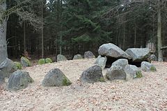 Round dolmen in Gribskov