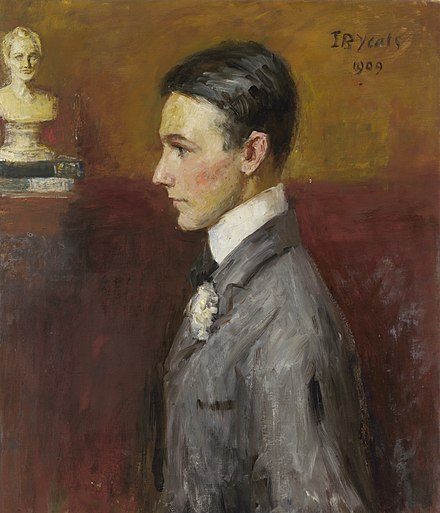 Portrait of Van Wyck Brooks, for which the district is named, by John Butler Yeats, 1909