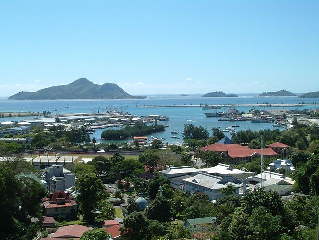 Victoria, the capital of Seychelles