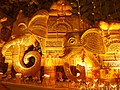 Visitors decoration Idol of 2017 Durga Puja South Kolkata area 48