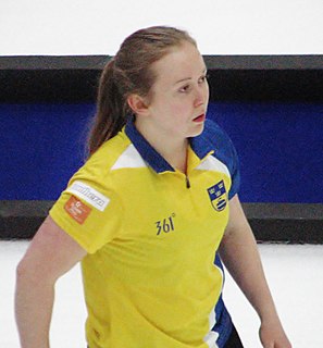 Jennie Wåhlin Swedish curler