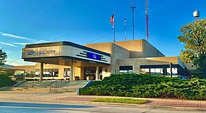 Radio City, the home of WTMJ radio from 1942 until 2022; the building remains in use by WTMJ-TV. WTMJ Radio City.jpg