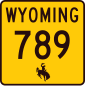 Wyoming eyalet yolu işaretleyicisi