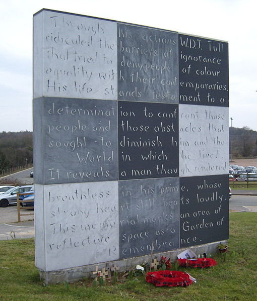 File:Walter Tull Epitaph, Sixfields Stadium, Northampton.jpg