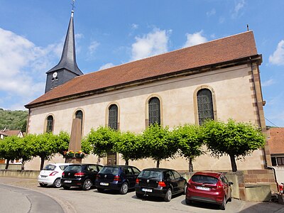 Lutheran church of Wangen, Bas-Rhin.