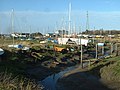 A view of the pub from Wardleys Creek