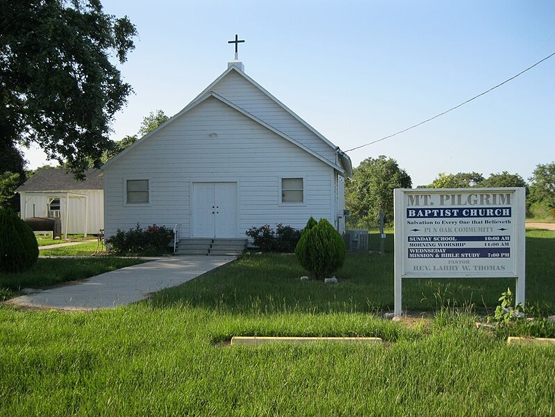 File:Wharton Co TX Mt Pilgrim Church.JPG