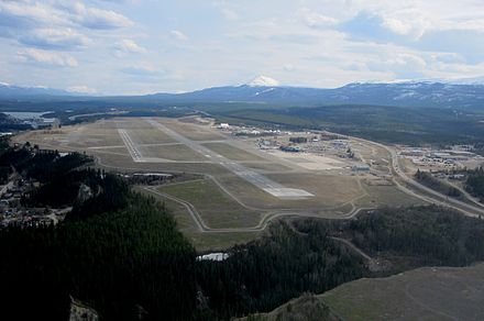 Whitehorse airport, Yukon territory