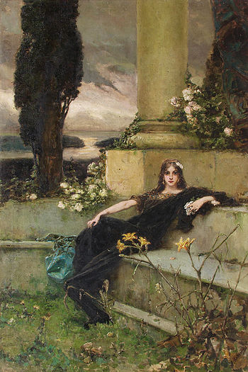 Wilhelm Kotarbiński, Evening Silence (1900)