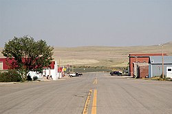 Main Street in Winifred