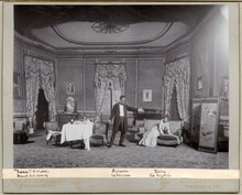 Zaza, Dramatiska teatern 1900. Föreställningsbild - SMV - H11 055.tif