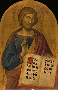 'Christ Blessing' by Luca di Tomme.jpg