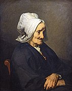 Portrait de la veuve Roumy (Portrait of the widow Roumy) by Jean-François Millet