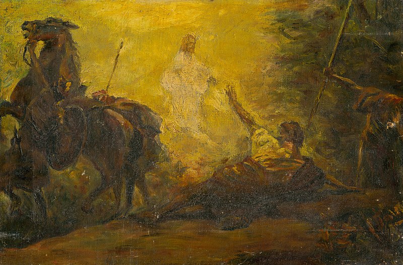 File:Árpád Feszty - Conversion of Paul - O 5725 - Slovak National Gallery.jpg