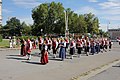 Deutsch: Auftritt der Trachtenkapelle Gantschlern am Maria Theresien-Platz