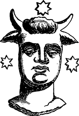 Баал. Иллюстрация из Библейской энциклопедии архимандрита Никифора, 1891