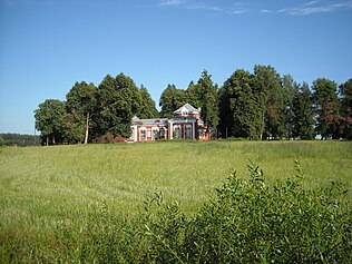 Выгляд на Свята-Георгіеўскую царкву