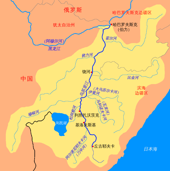 File:乌苏里江流域图（中文）.svg