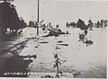 1934年（昭和9年）7月11日、当駅構内における水害の状況