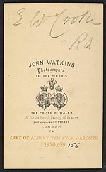 Vignette pour John Watkins (photographe)