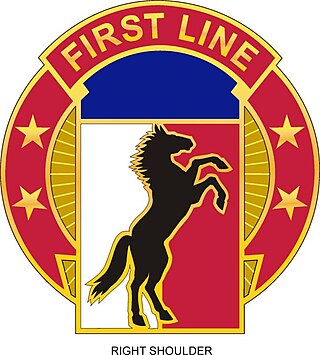 <span class="mw-page-title-main">113th Sustainment Brigade (United States)</span> Military unit