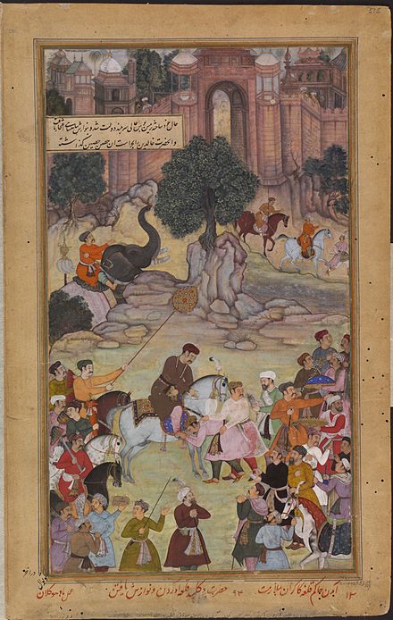 1561 - The governor of Gagraun fort surrenders the keys to Akbar.
