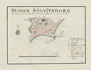 300px 18th century map of s%c3%b6lvesborg%2c sweden
