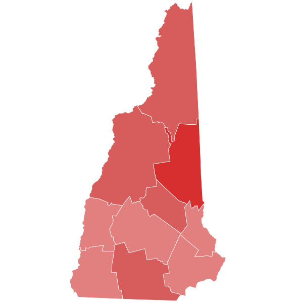 File:1988 New Hampshire gubernatorial election results map by county.svg