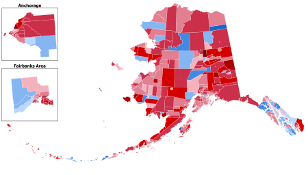 1988 United States presidential election in Alaska results map by precinct.svg