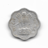 Two paise coin, 1966, observe