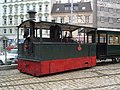 Die erhaltene C t-Dampftramway Lok 11 (Baujahr 1884) im Verkehrsmuseum Remise in Wien