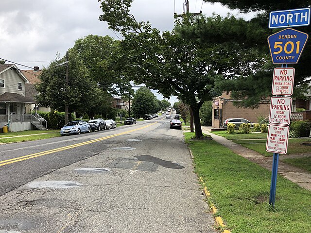 CR 501 in Palisades Park as Central Boulevard