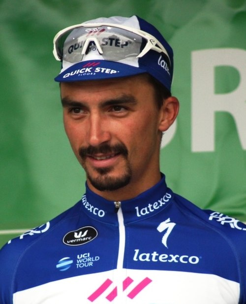 Alaphilippe at the 2018 Tour of Britain
