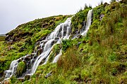 Bride's Veil Falls in Isle of Skye, Scotland.