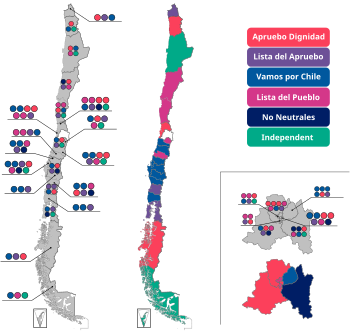 Results of the 2021 Chilean Constitutional Convention election (I only made the map to the left, see file history for details)