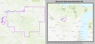 <span class="mw-page-title-main">Wisconsin's 68th Assembly district</span> American legislative district in northwest Wisconsin