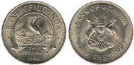 Dvoušilinková mince z roku 1966