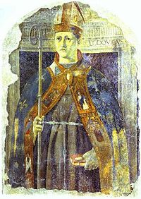 Святой Людовик Тулузский - портрет Пьеро делла Франческа