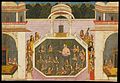 Виджаи Сингх купается с дамами. ок. 1760г, Музей Ашмолеан
