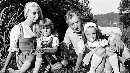 Karajan family in Austria, 1968