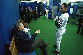 911 President George W. Bush at World Series, 10302001..jpg