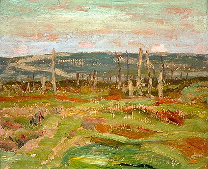 Vimy Ridge Souchez Valleystä, 1917, Kanadan sotamuseo, Ottawa, Ontario