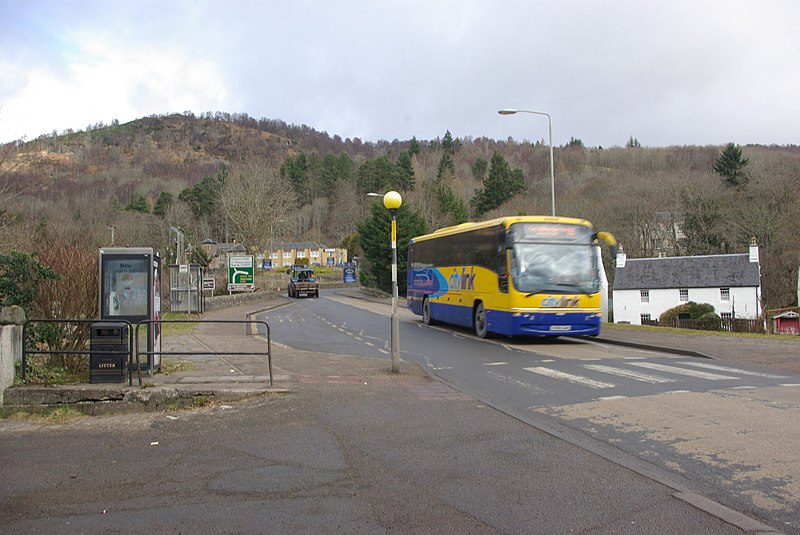 File:A82 through Drumnadrochit (geograph 3363742).jpg