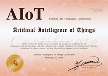 Certificated AIoT Specialist. Architecture