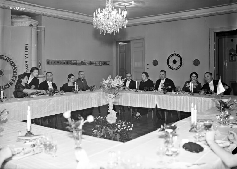 File:A dinner of Oulu's Rotary Club 1937 (JOKAKAL3B-4000).tif